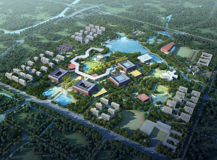 大学校园建筑规划设计资料下载-杭州某大学校园规划设计中标方案文本-75p