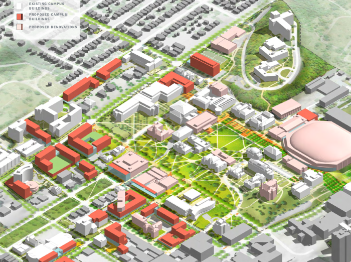 大学校园建设施工组织资料下载-美国雪城大学校园设计框架-42p（英文）