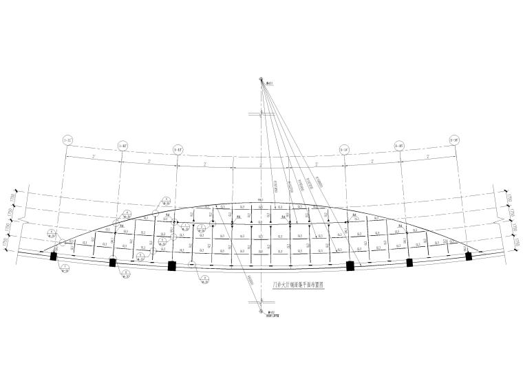 钢雨篷施工图说明资料下载-拉杆钢雨篷结构施工图2017（CAD）