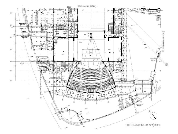 珠海大剧院设计图资料下载-[吉林]大剧院给排水及消防系统设计图