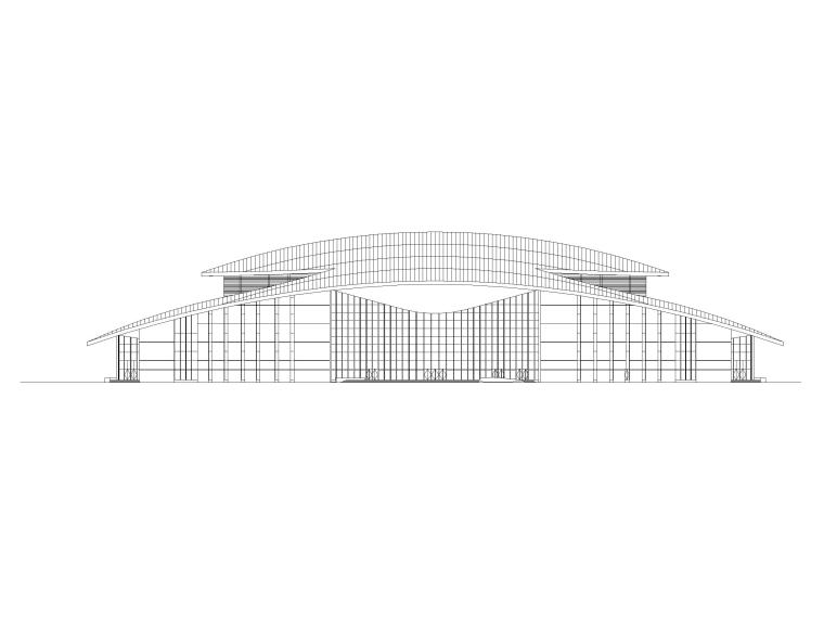 吉林大剧院钢结构施工图资料下载-吉林大型四层框架剪力墙结构剧院建筑施工图