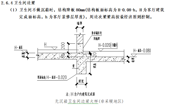 无沉箱卫生间边梁大样.png