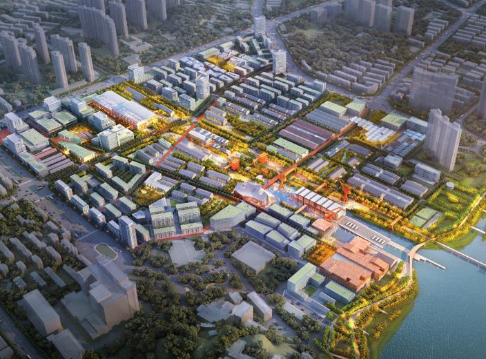 校区改造城市设计资料下载-芜湖老船厂改造城市设计概念方案设计2016