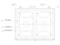 [西安]五人制笼式足球场土建施工图2020