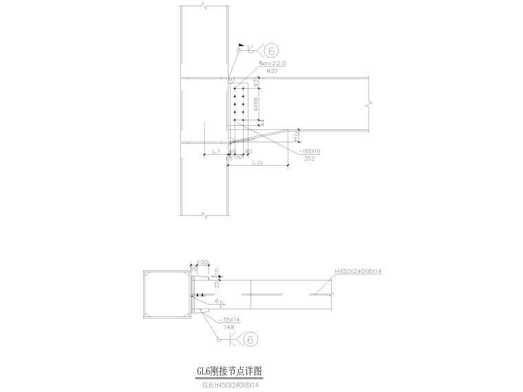 施工技术楼承板资料下载-钢梁节点连接及楼承板设计说明2017（CAD）