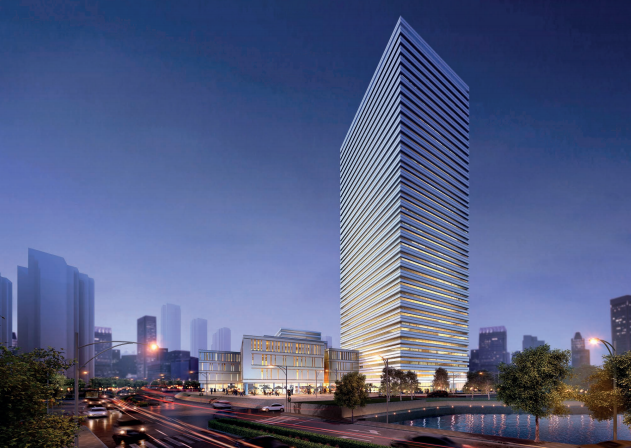 [浙江]酒店办公综合体景观建筑设计