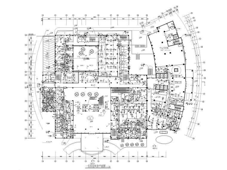 vrv空调设计计算资料下载-[江西]高层医院空调系统设计图纸（VRV系统 