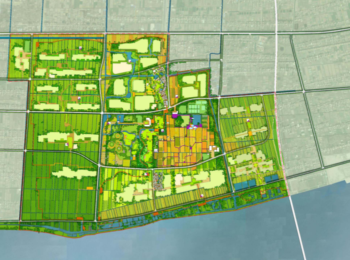 运河湿地小镇概念规划设计资料下载-江苏水果小镇策划规划设计概念方案2017