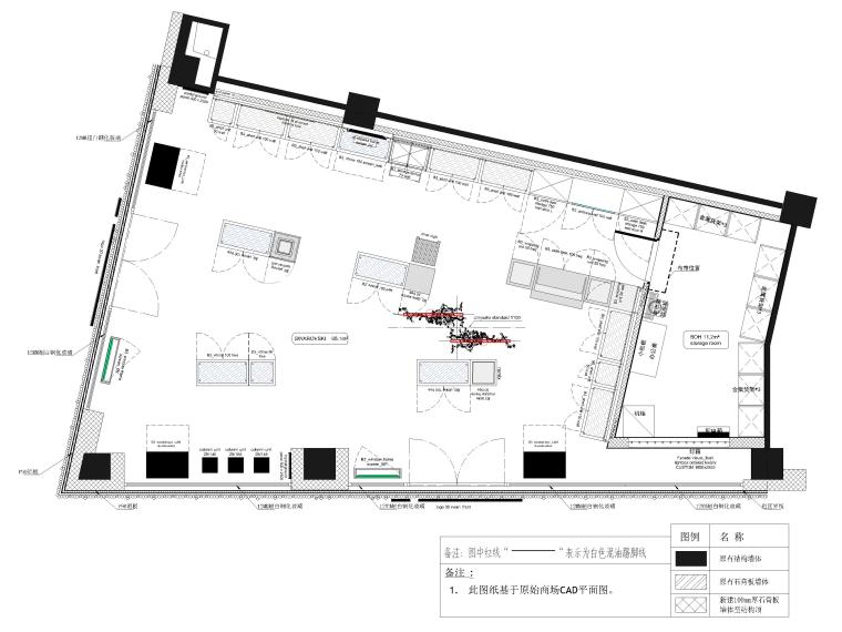 珠宝店cad施工图模型资料下载-[上海]85㎡施华洛世奇​珠宝专卖店施工图