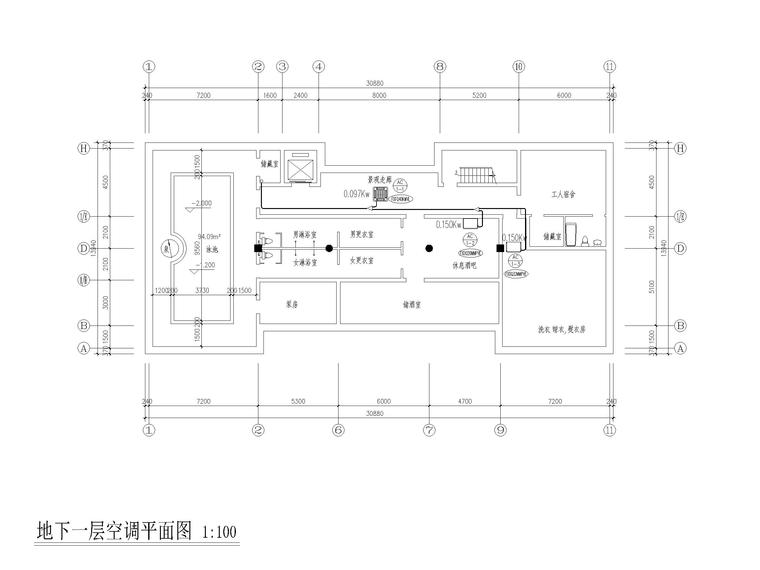 盾安变频多联机组资料下载-多层住宅变频多联机系统设计图纸