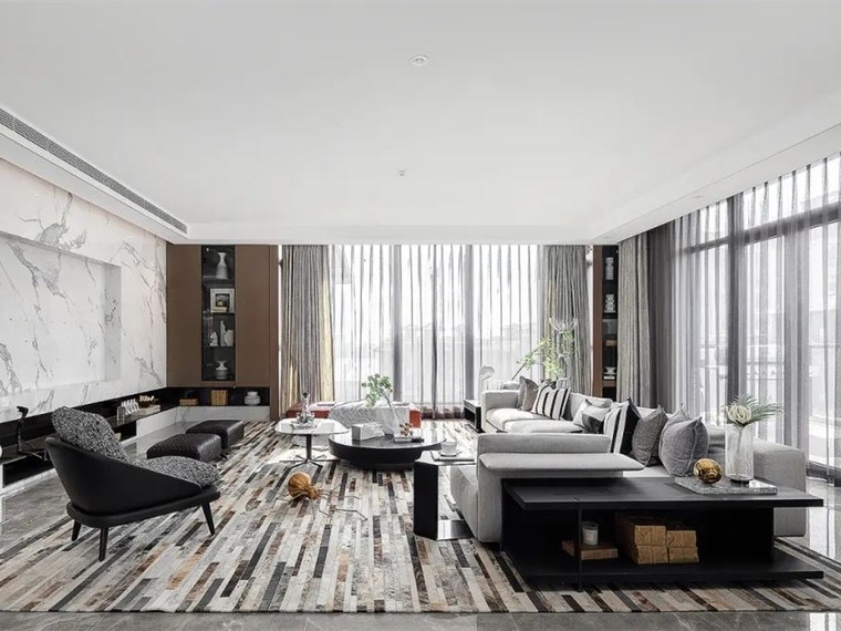 皓顺壹号院26#大平层住宅样板间