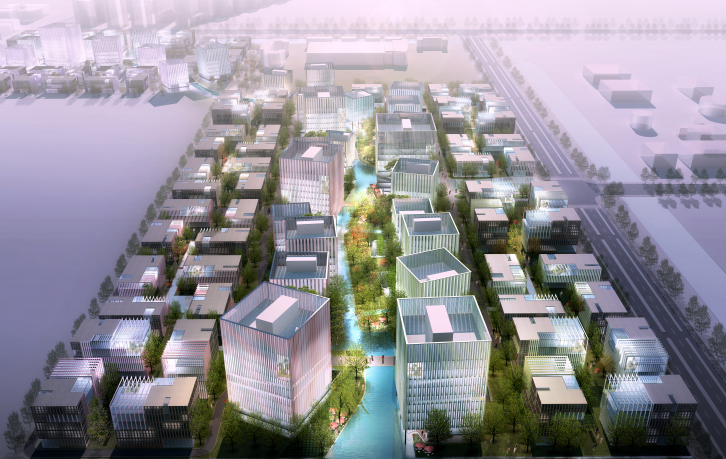 现代高新产业园建筑设计资料下载-[上海]现代高新产业园景观及建筑设计