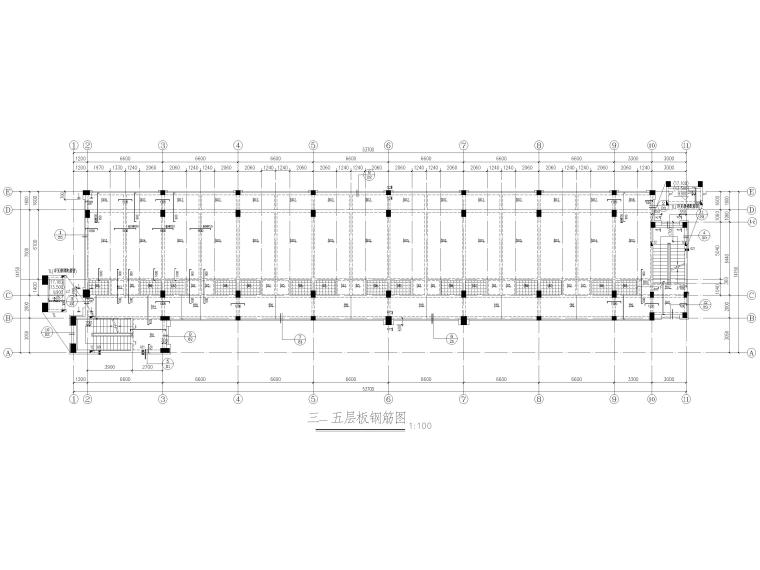 6层建筑结构图施工图资料下载-[阳江]6层框架结构教师用房结构施工图2016