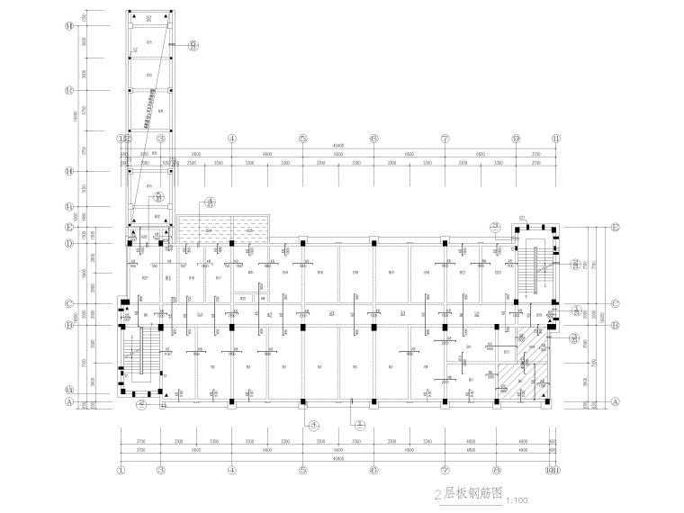 3层办公楼框架结构图纸资料下载-[阳江]3层框架结构行政办公楼结施图2016