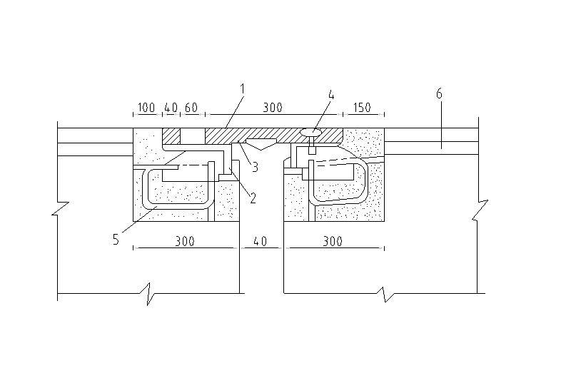 桥梁伸缩缝结构图图片