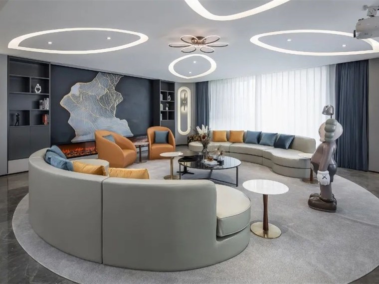 现代自然风的别墅