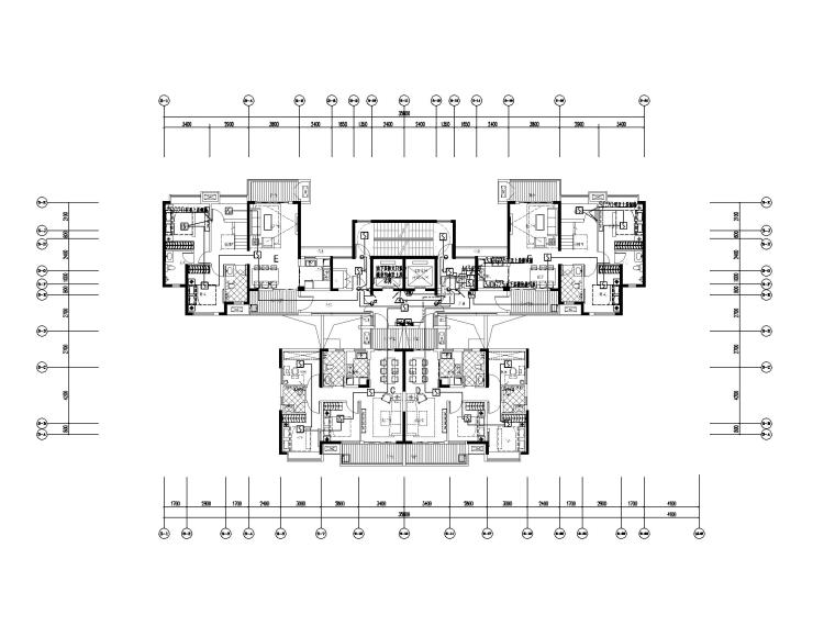 6层办公综合楼图纸资料下载-中铁_三十层住宅办公综合楼电气图纸 2020.7