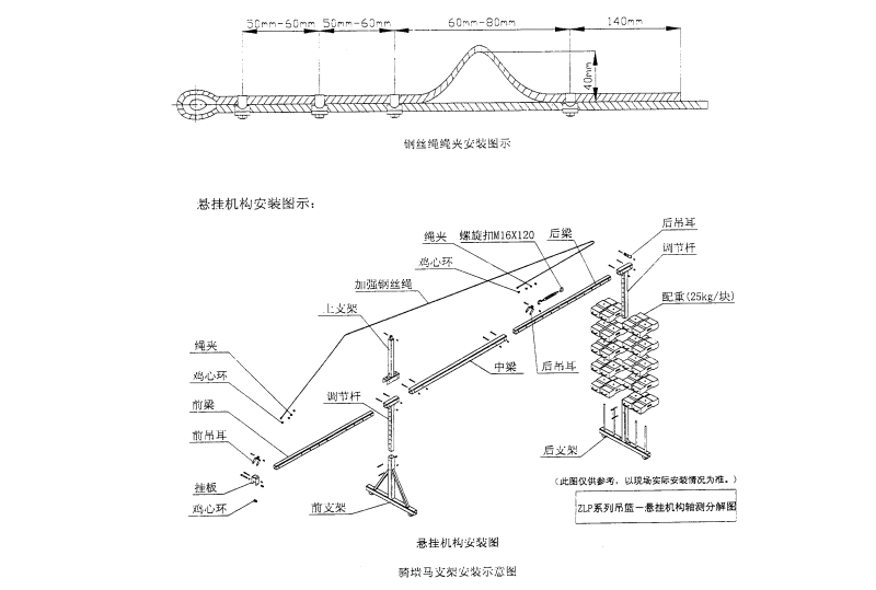 电动吊篮配件名称图片