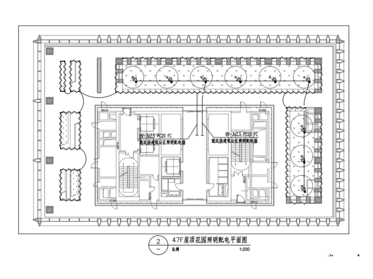 室外草坪绿化施工方案资料下载-[广东]名企总部大厦室外景观电气图纸PDF版