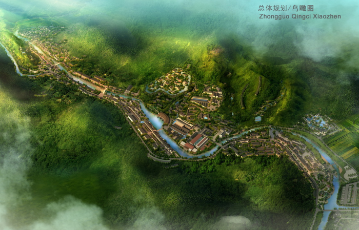 上海老电影主题景观设计资料下载-[浙江]主题文化小镇景观设计