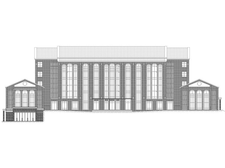 文化宫结构施工图资料下载-[贵州]电子产业园多层文化宫建筑项目施工图