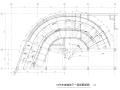 弧形地下汽车坡道结构详图（CAD）
