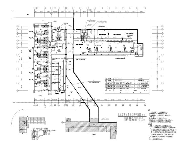 中水回用系统设计资料下载-六层教工宿舍空调通风系统设计图纸