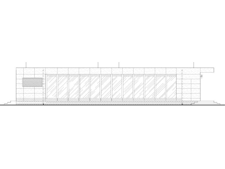 地铁建筑su模型资料下载-[北京]地铁站站口建筑项目施工图+SU模型