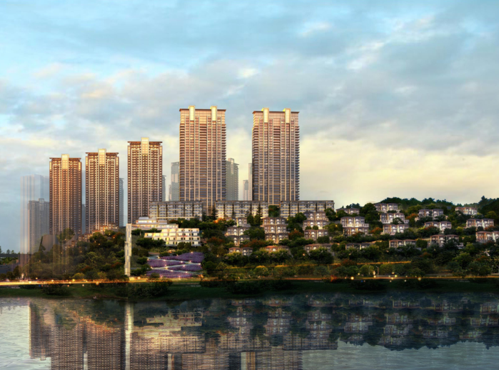 知名地产林湖逸景山地江景高层豪宅中标方案-居住建筑-筑龙建筑设计论坛