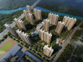 南京知名地产翡翠公园高层住宅建筑SU模型