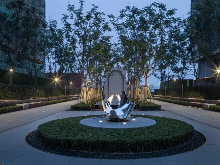住区示范区文本资料下载-合肥皖赣旭辉·滨湖江来示范区景观