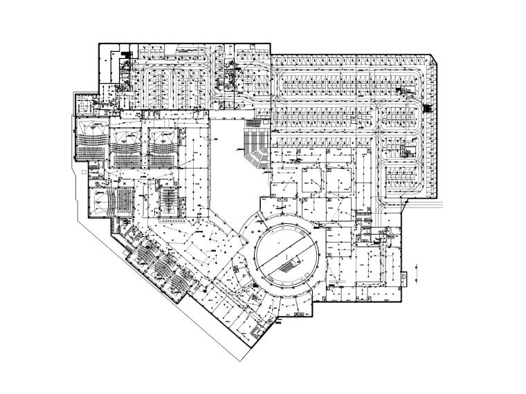 办公空间电气图纸资料下载-[重庆]商办综合楼地下室电气图纸