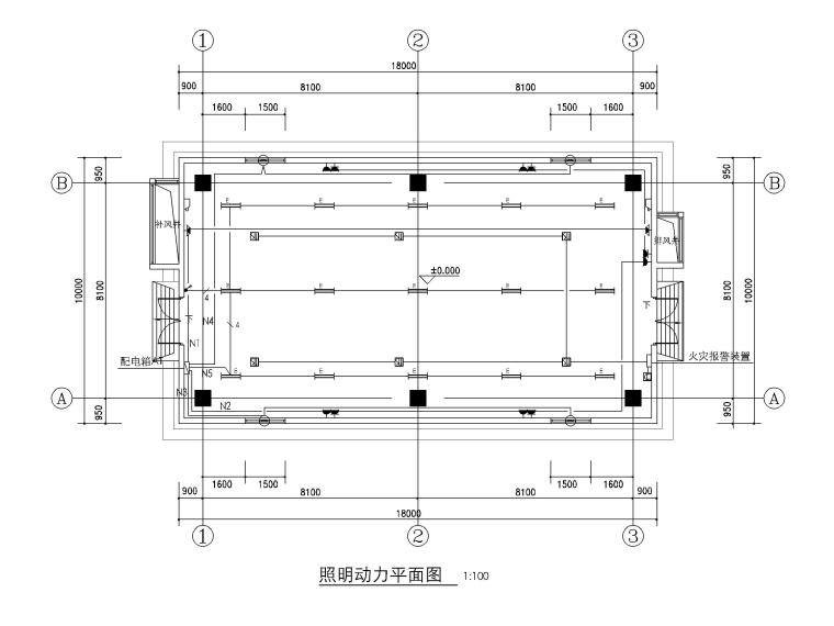 单层管理用房电气资料下载-单层变电房电气图纸