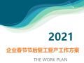 2021企业春节节后复工复产工作方案（61P）