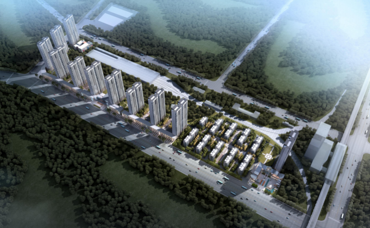停车场市场分析资料下载-[武汉]现代高层豪宅停车场开发用地方案