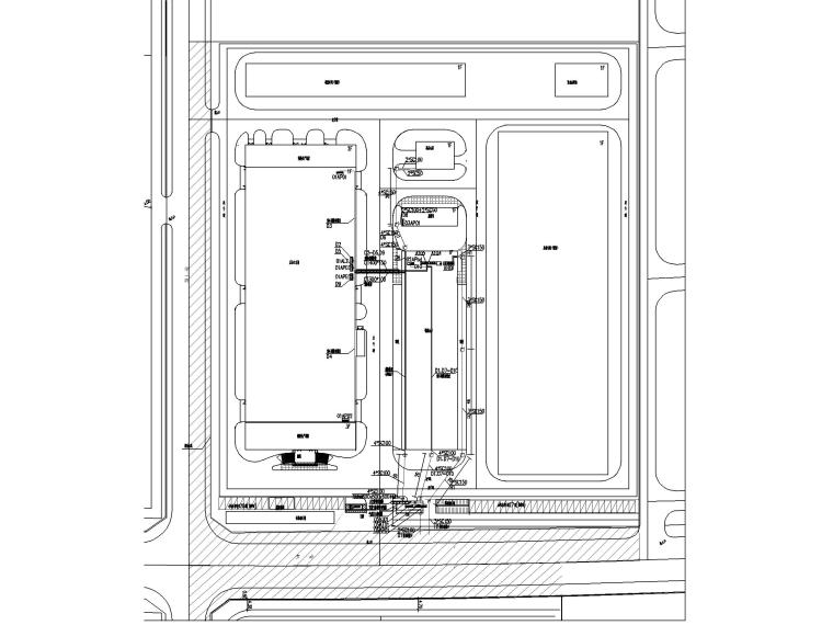 产业园技术图纸方案资料下载-[湖北]产业园总平面及外网工程电气图纸