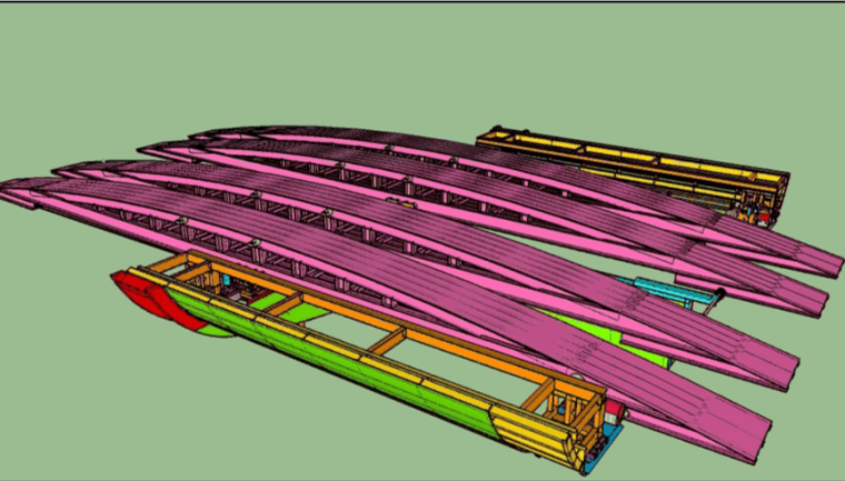 双线隧道设计图资料下载-双线铁路隧道仰拱模架及沟槽设备的应用