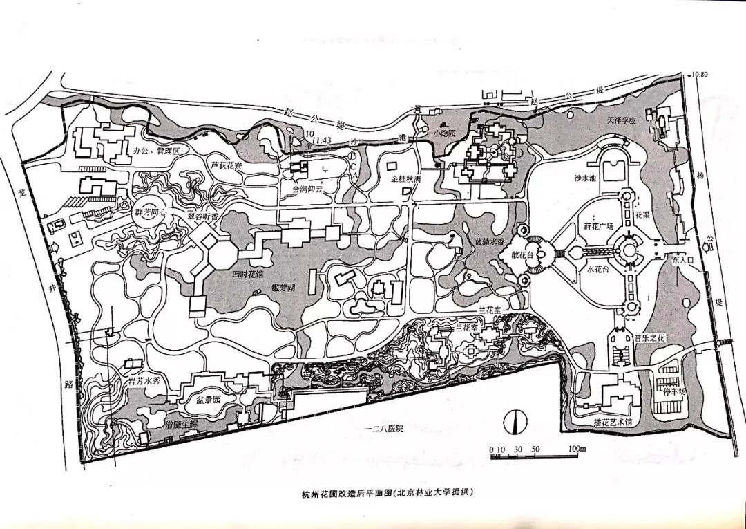 经典园林平面图