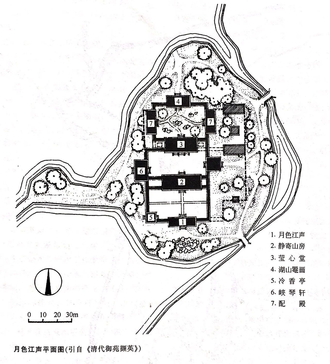 经典园林平面图