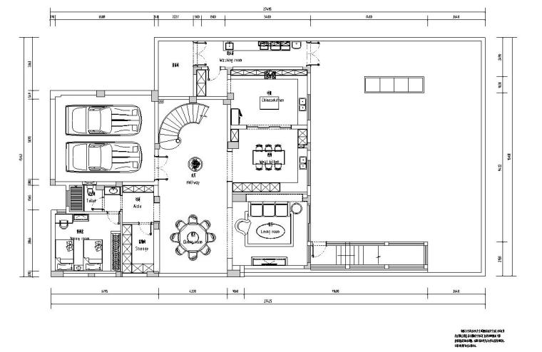 2层别墅案例资料下载-现代简约风格二层别墅住宅装修施工图设计