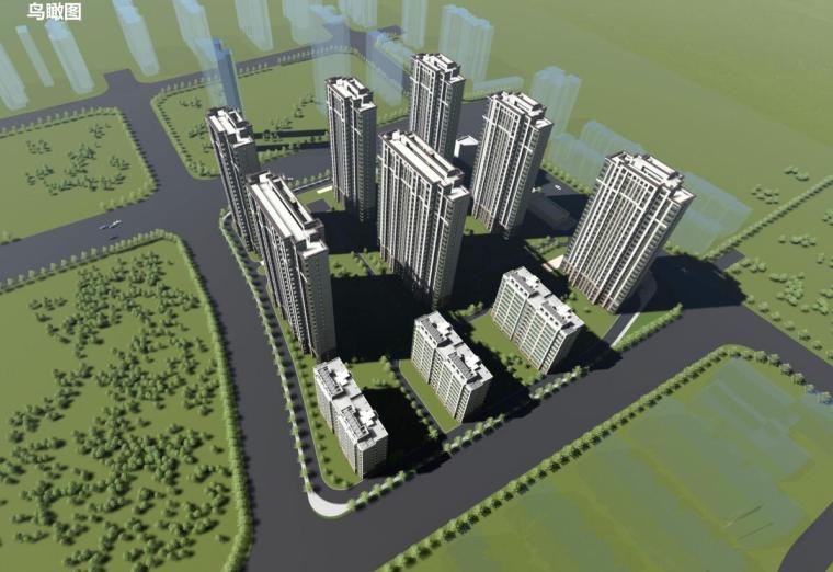 住宅小区设计投标方案资料下载-[江苏]现代大都会风格住宅小区建筑投标方案