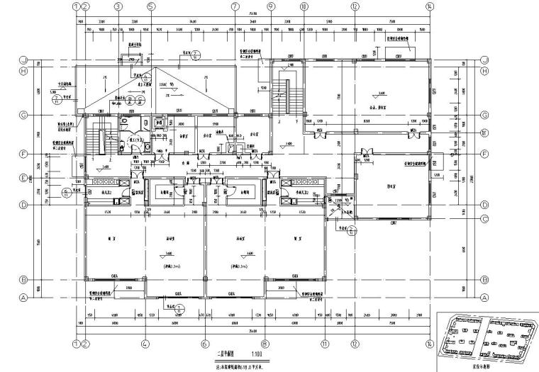 幼儿园建筑cad总平面图资料下载-台州某幼儿园混凝土结构施工图CAD含建筑图