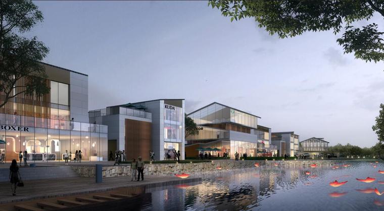 [江苏]酒店办公组团 滨湖商业街建筑方案_5