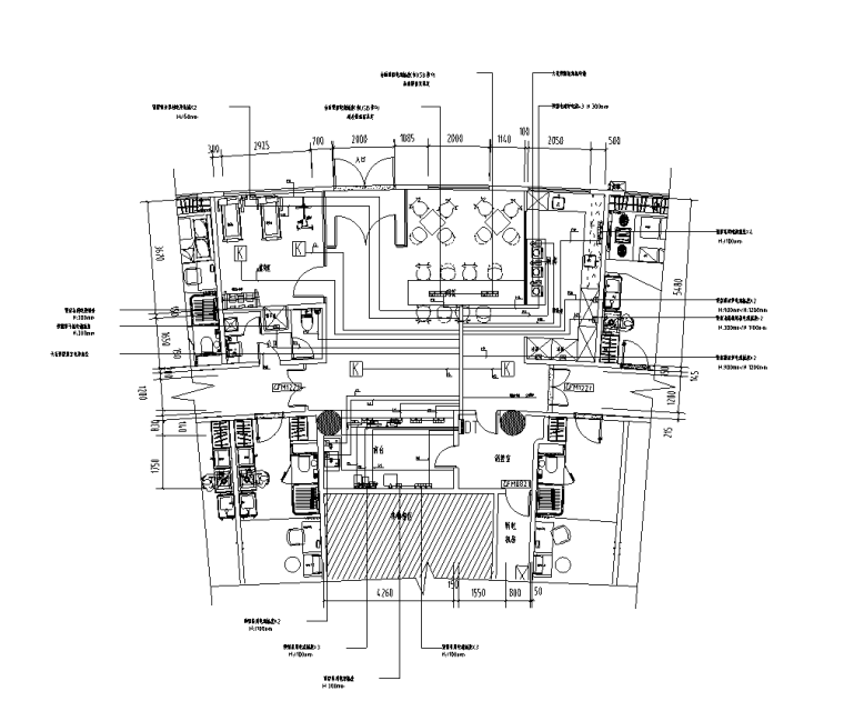 建筑图和机电图资料下载-上海酒店公寓机电设计图（2018）