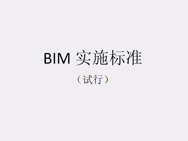施工图设计bim模型规范资料下载-知名设计院_BIM实施标准（100页）