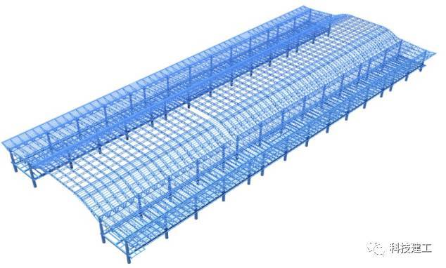 钢结构接施工资料下载-大跨度拱形钢结构施工技术