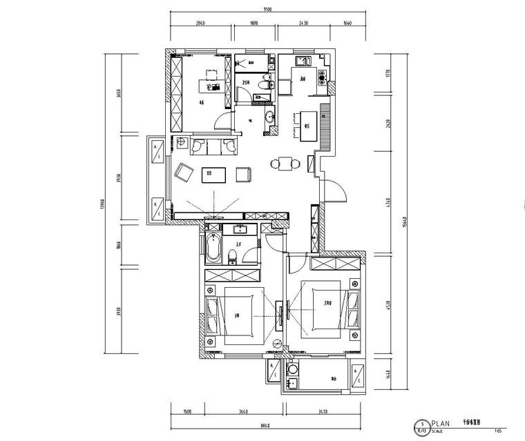 电气方案设计ppt资料下载-北欧风格锦泽花园二居室住宅景观方案设计