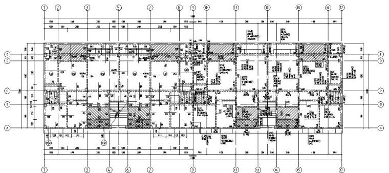 工作房施工图资料下载-贵州六层框架安置房带底商结构施工图CAD