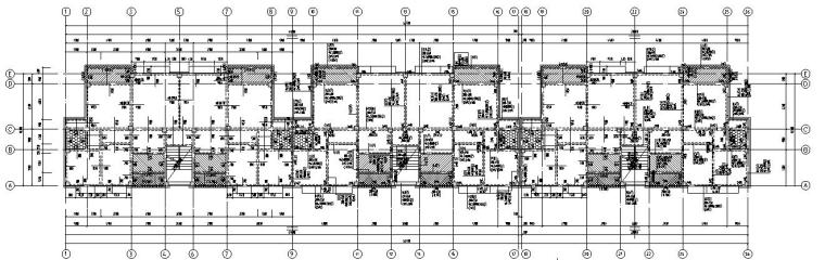 结构施工图含结构资料下载-多单元组合框架住宅含架空层结构施工图CAD