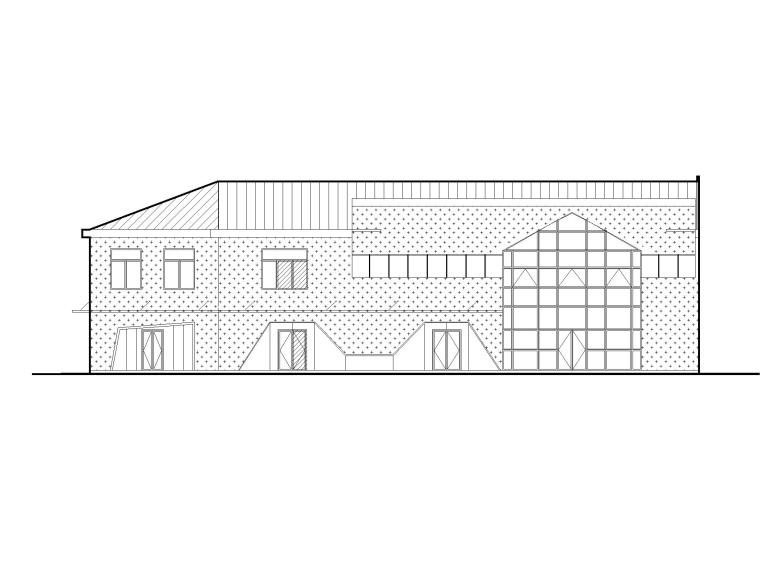坡屋顶建筑CAD资料下载-[江西]多层坡屋顶商业建筑施工图纸（CAD)